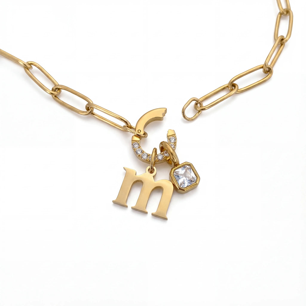 Pulsera de Dijes con Inicial