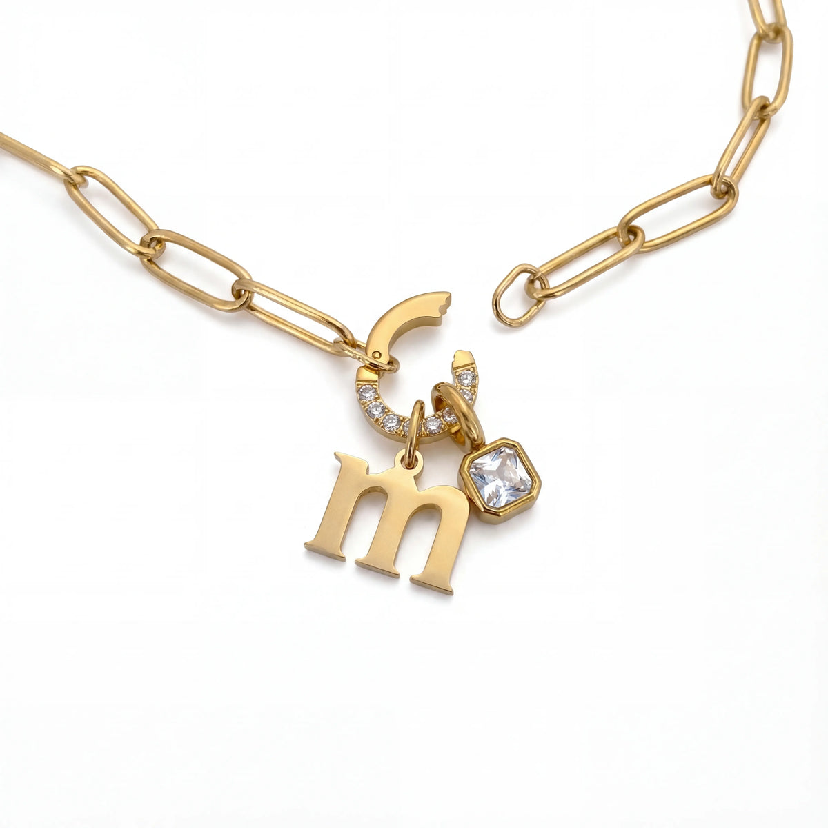 Initial Charm Bracelet