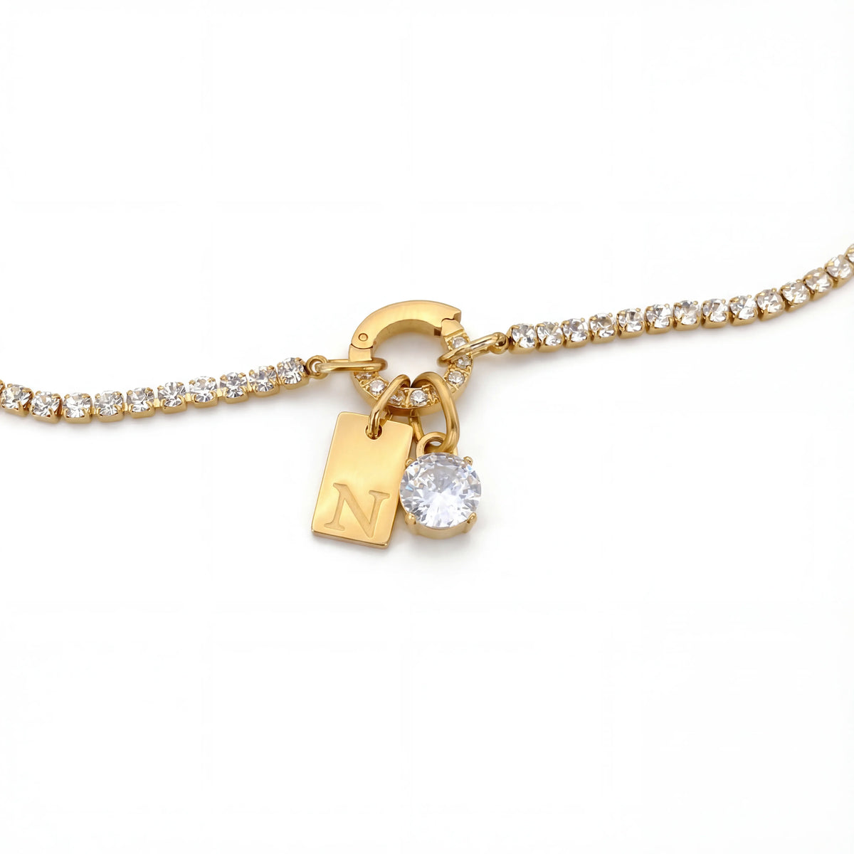Collana con moschettone iniziale Soléa