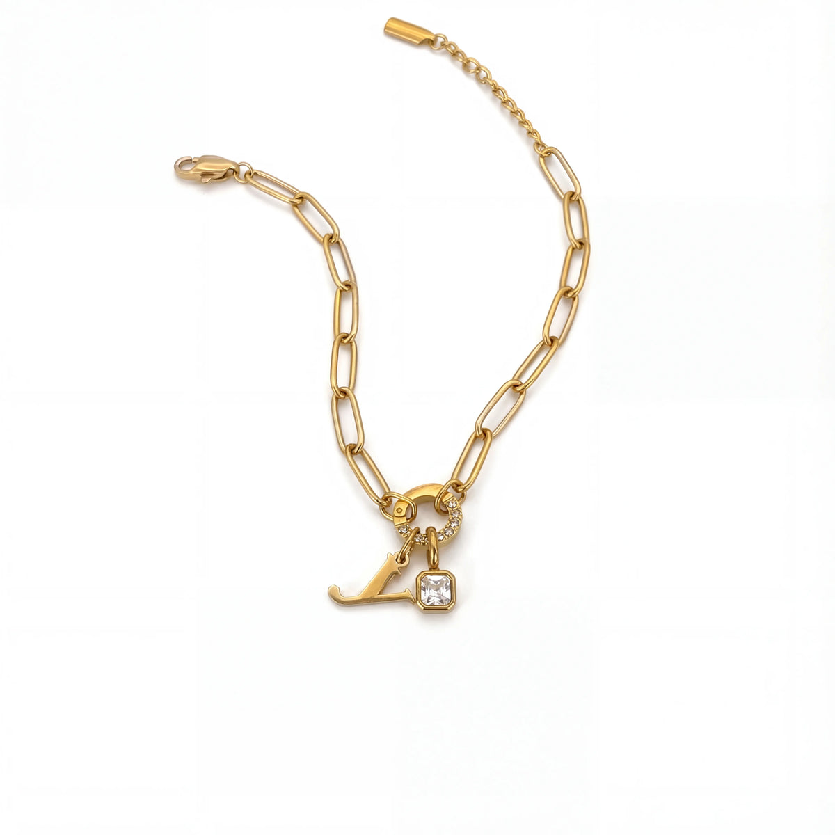 Pulsera de Dijes con Inicial