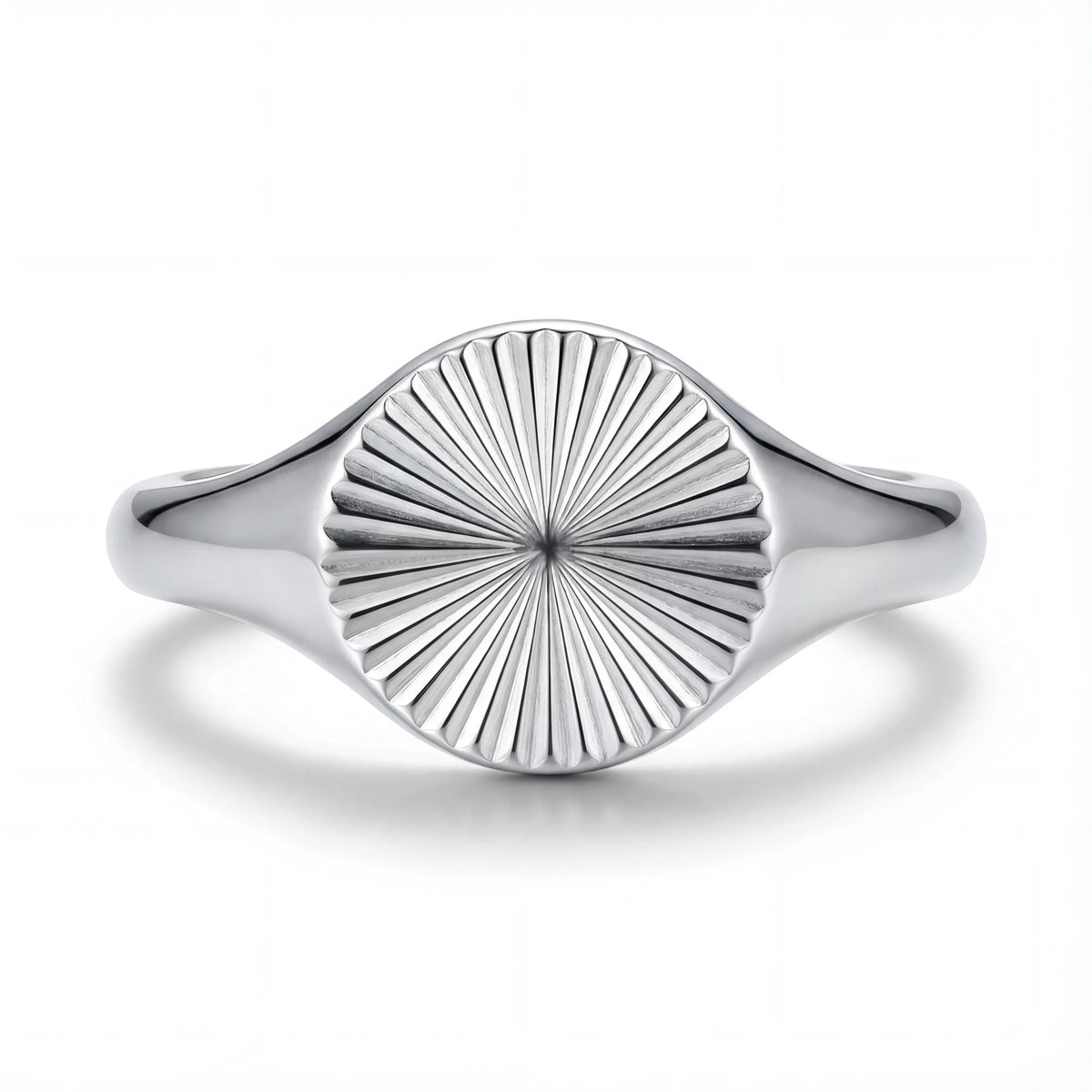 Sunburst Signet Ring