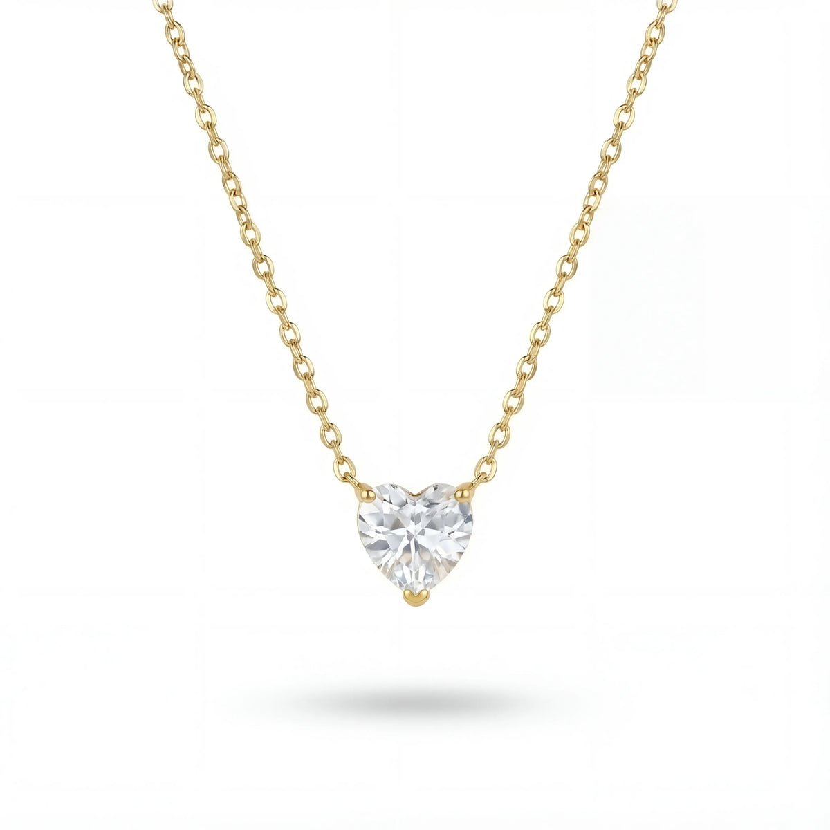 Heart Birthstone Necklace