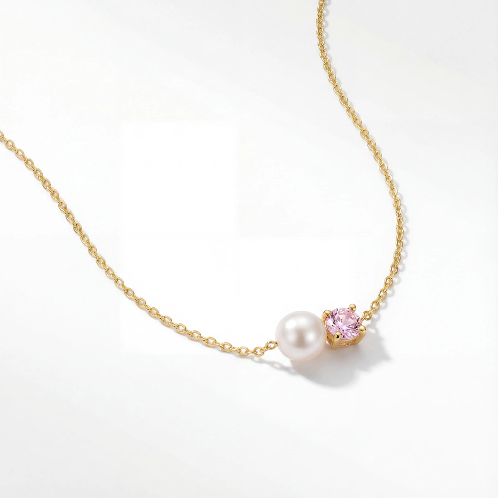 Pearl Birthstone Necklace