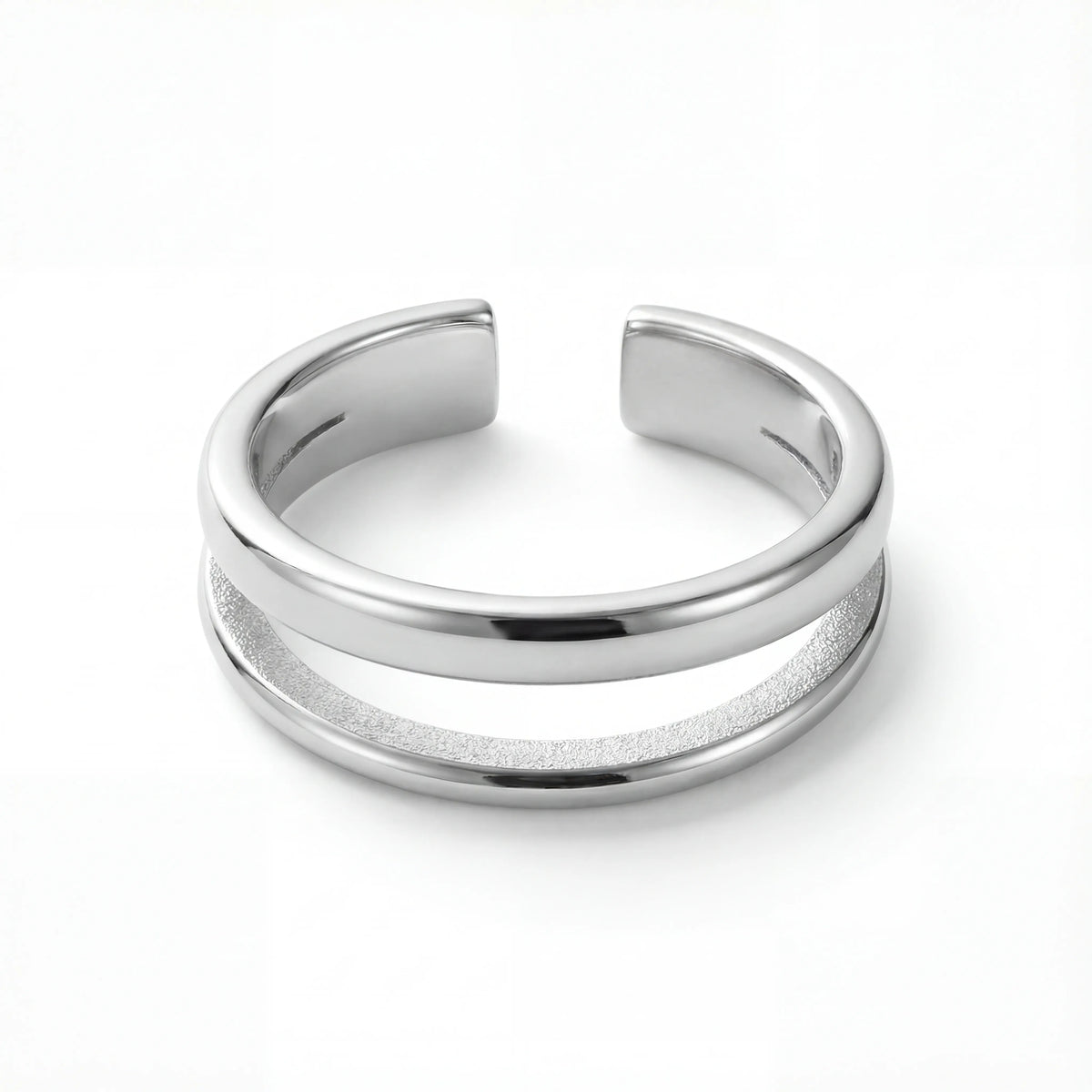 Double Layer Open Ring