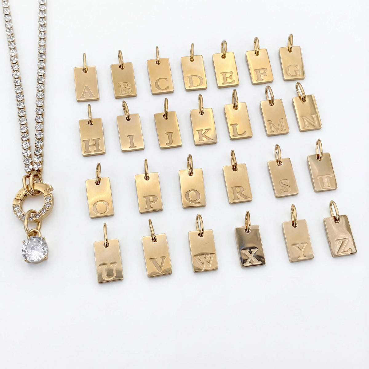 Soléa Carabiner Initial Necklace