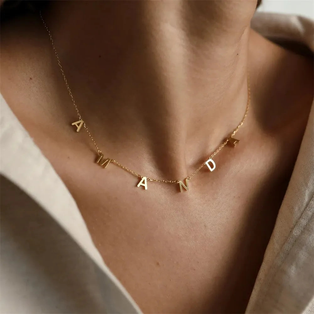 Custom Letter Necklace