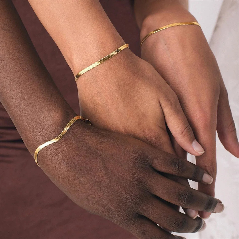 Snake chain bracelet