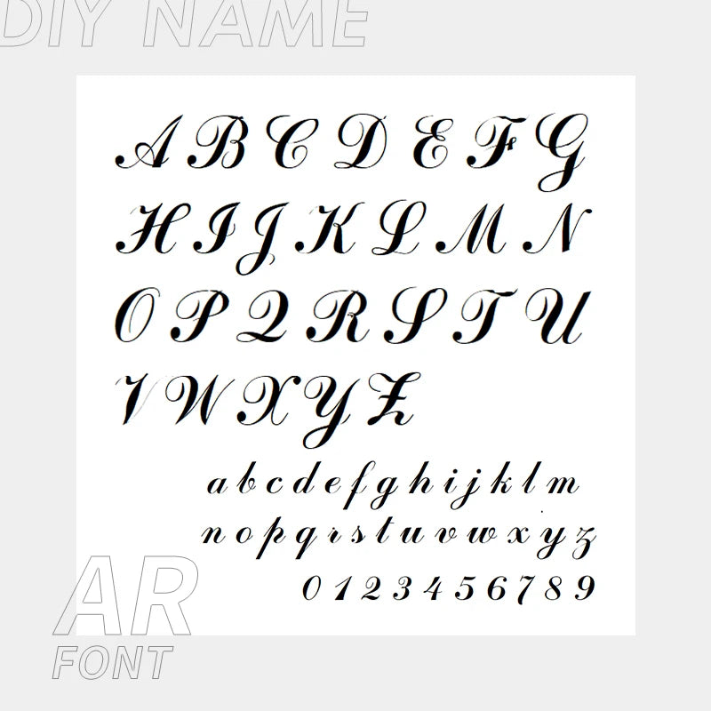 Custom Name Necklace with Zirconia