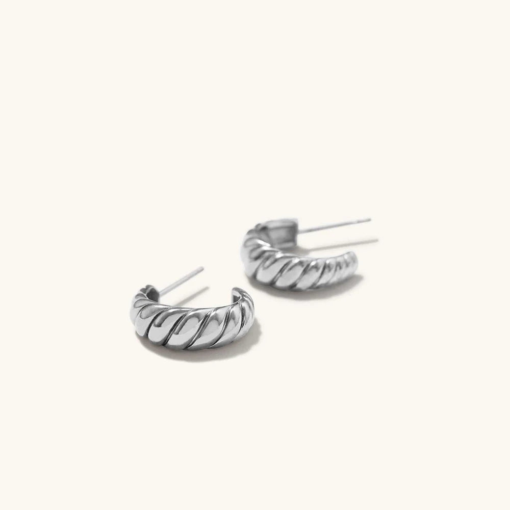 Twisted Hoop Earrings