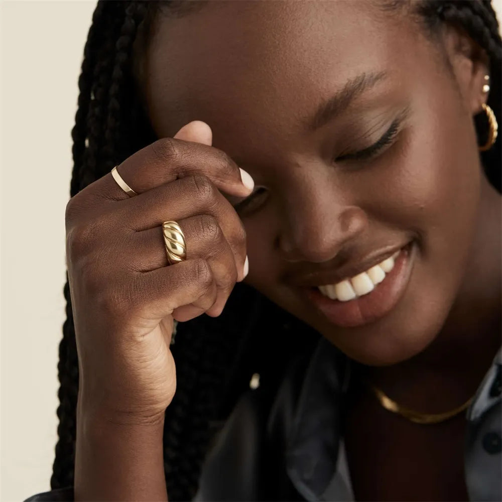 Twisted Dome Ring