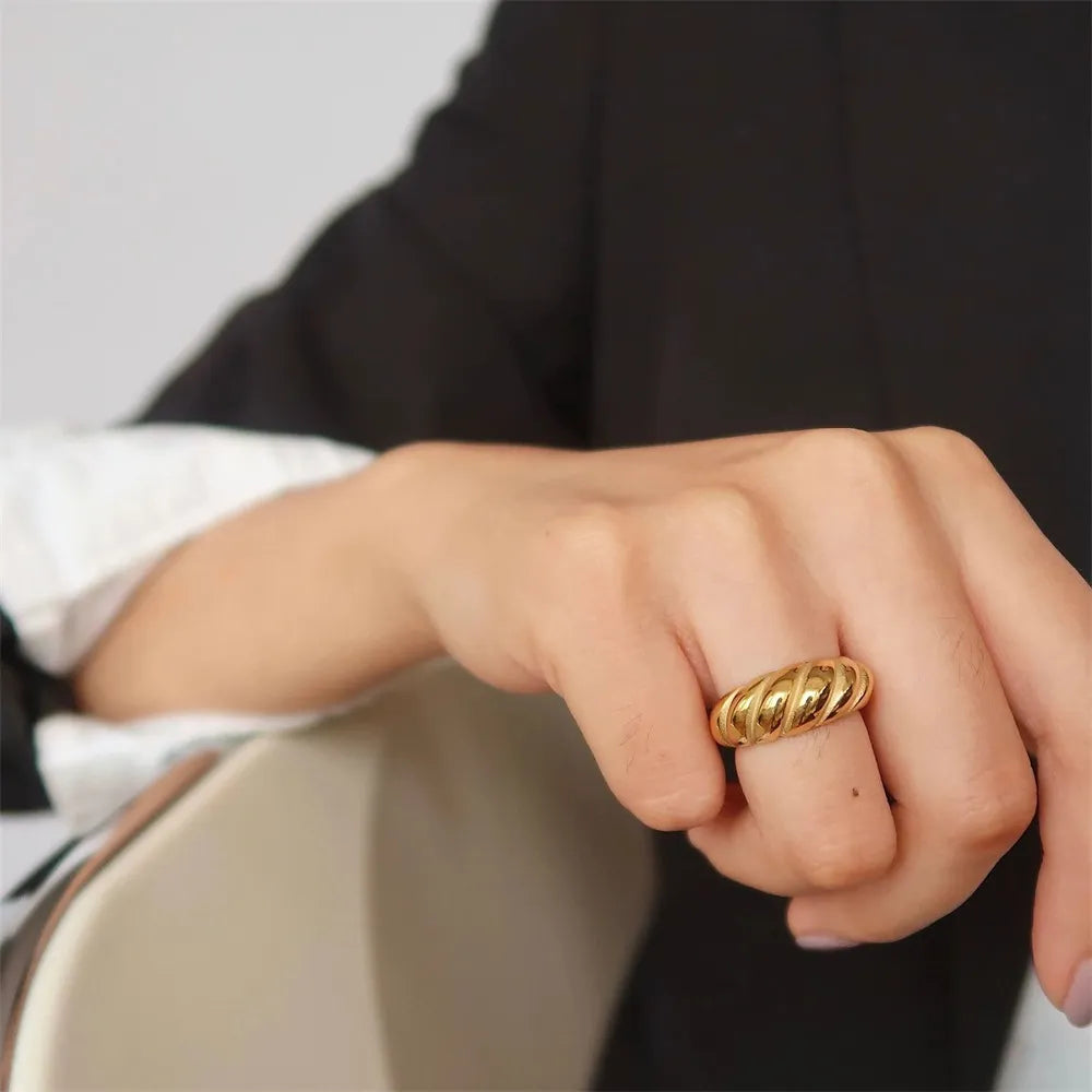 Twisted Dome Ring