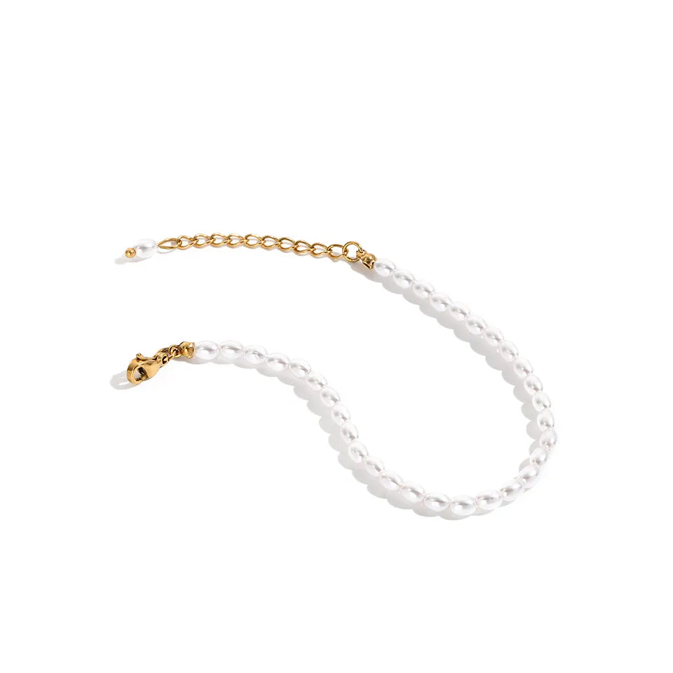 Pulseira de Contas de Pérola
