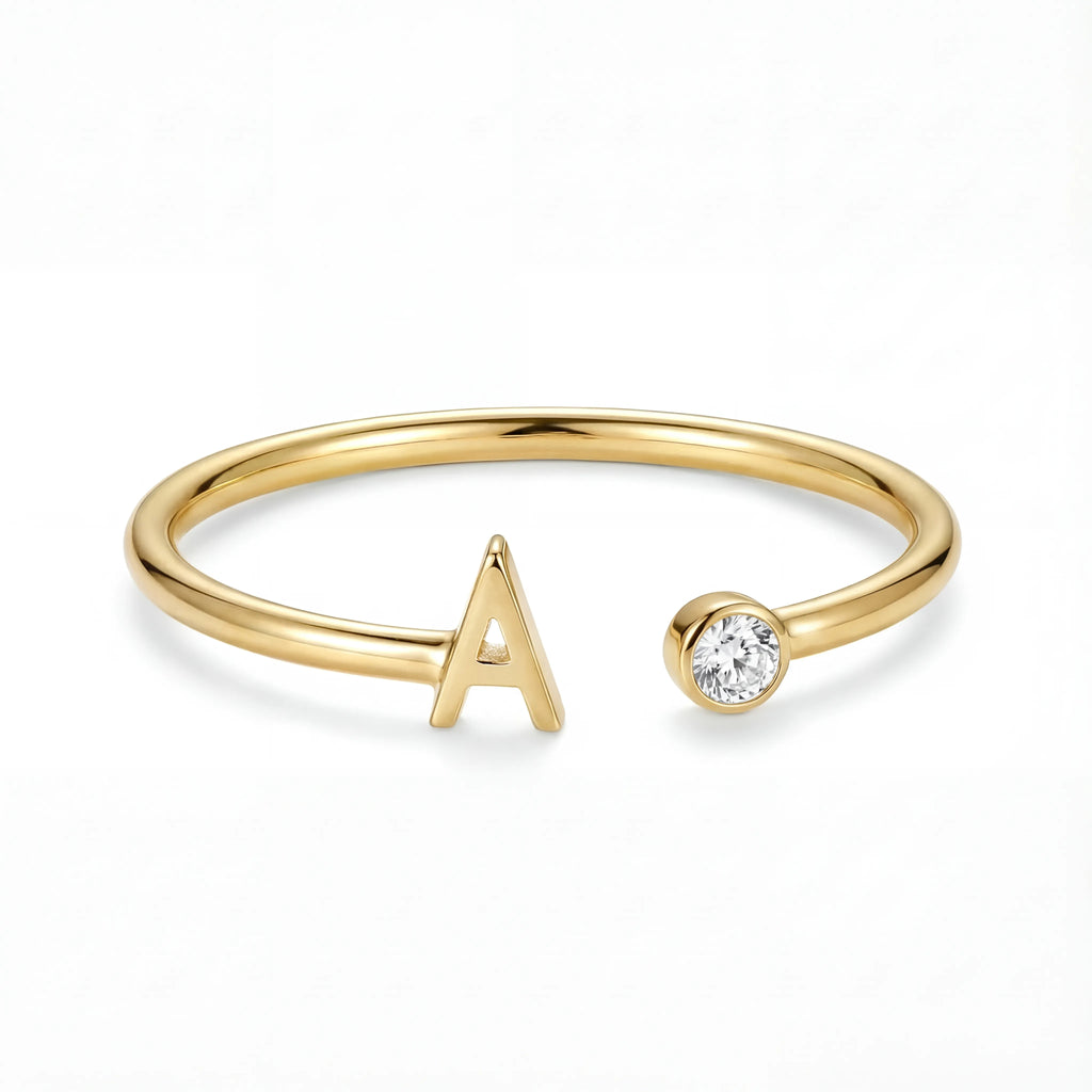 Anel Personalizado com Inicial