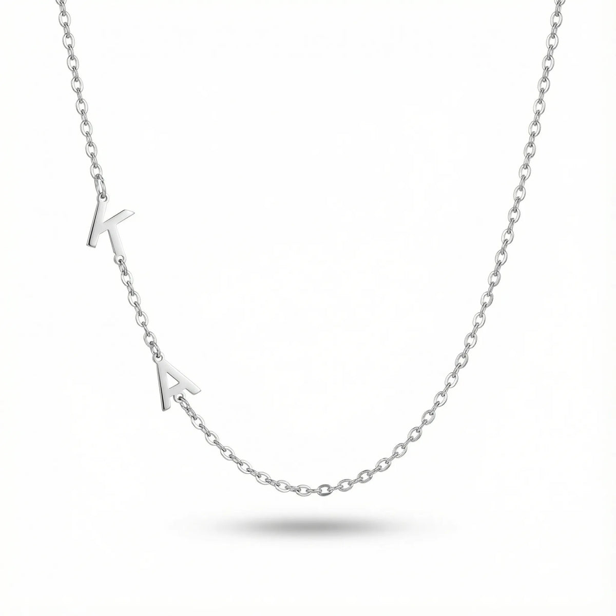 Custom Letter Side Necklace