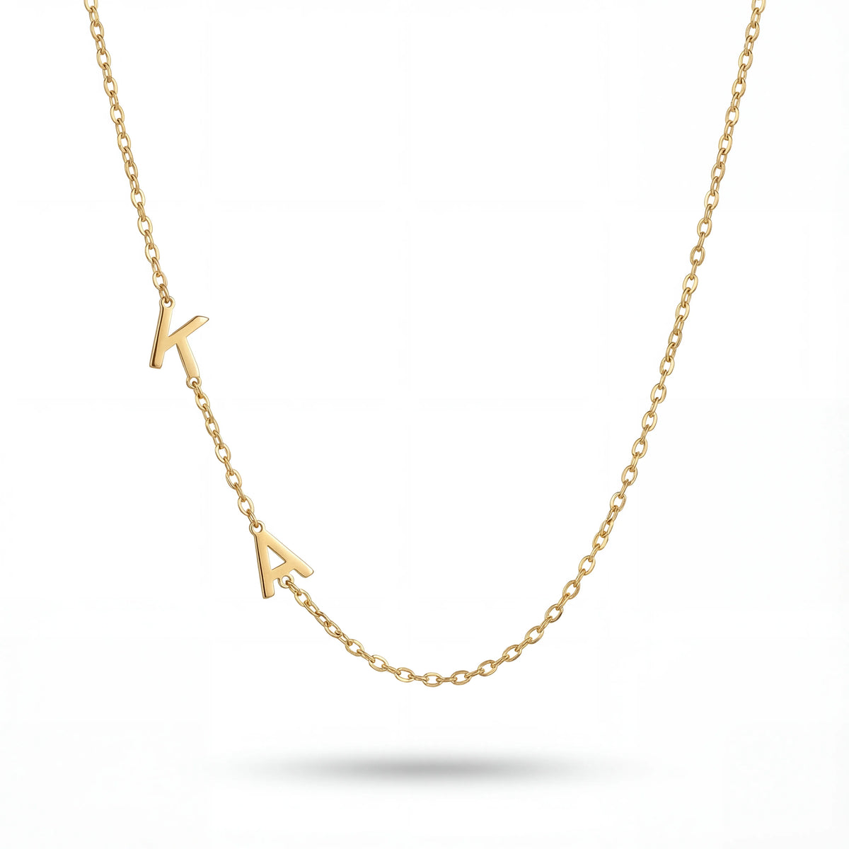 Custom Letter Side Necklace